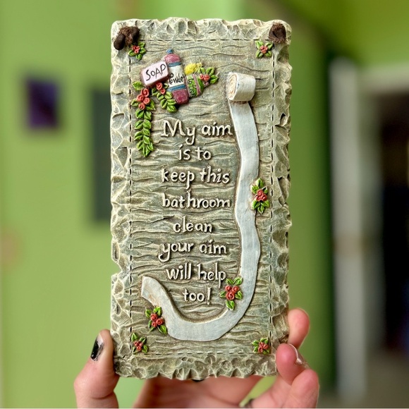 Other - ❌SOLD Cute 3D Cottagecore Farmhouse Plaque Wall Art Decor